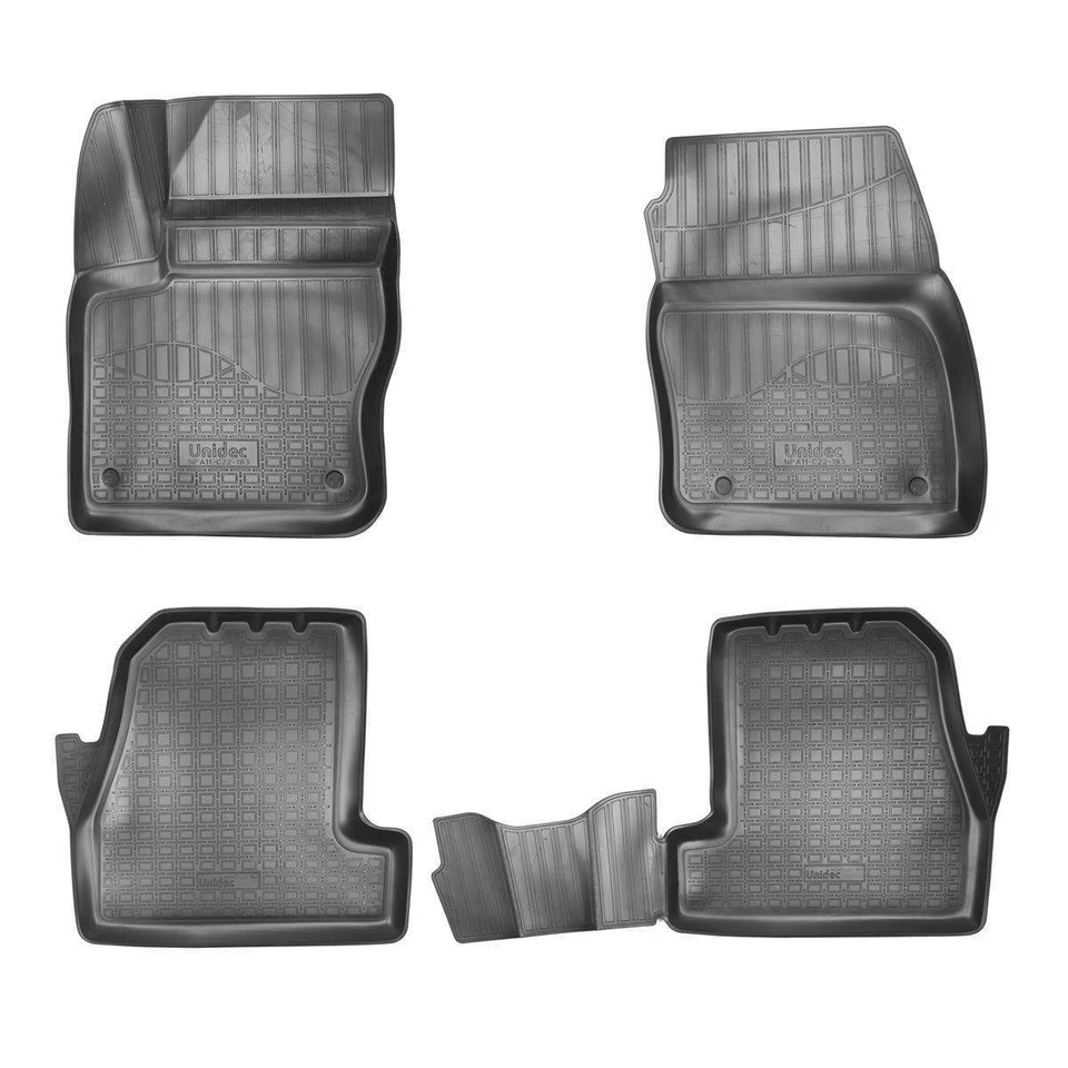 3D Gummi Fußmatten passend für Ford Focus III | 2014-2018 | passgenau mit Rand - Bild 1 von 1