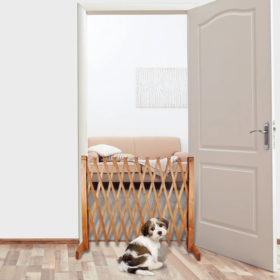 2x Hund Türschutzgitter Treppen Schutz Tür Gitter Absperrgitter Sicherheits Zaun - Bild 4 von 4