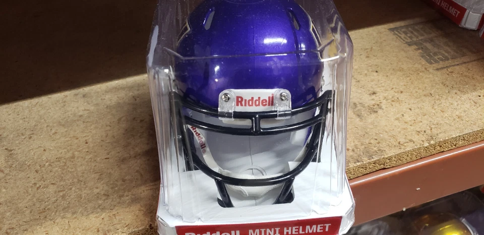 NORTHERN IOWA PANTHERS SPEED  MINI HELMET RIDDELL NEW IN BOX - Image 2 of 4