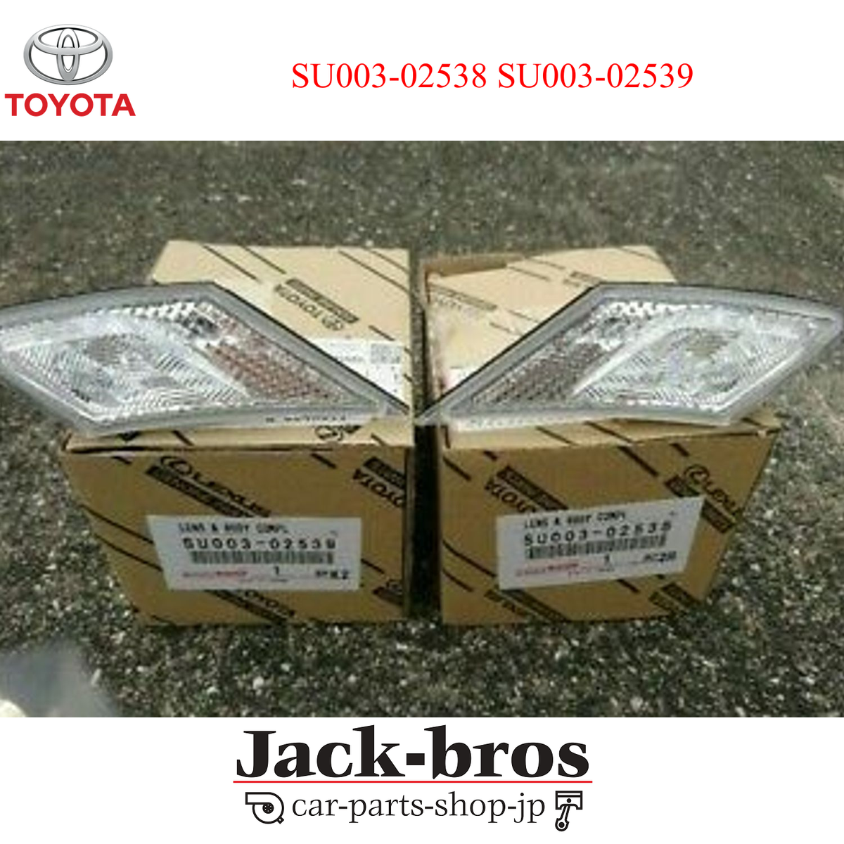 Toyota Genuine OEM 86 ZN6 Clear Side Marker Lenses Set Fits FRS
