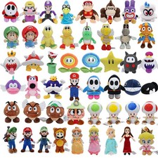 Game Super Mario Bros Plush Stuffed Peluche Doll Toys Kids Birthday Xmas Gifts