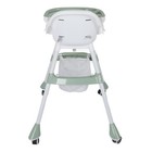 (Green)Folding High Chair Infant Dining Boosterwith 3 Point Harness For Babies
