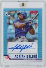 2023 Topps Big League Adrian Beltre, Texas Rangers HOF Auto (Base Rainbow Foil)