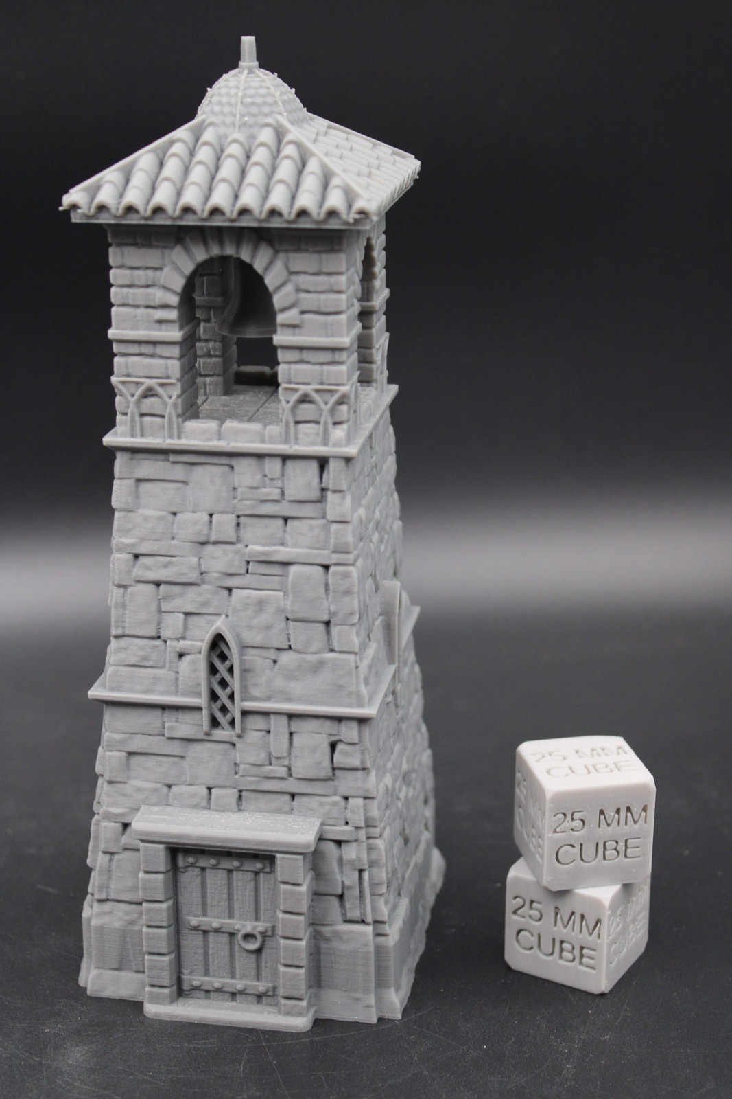 Tabletop Terrain Medieval Fantasy Signal Bell Tower Dnd RPG Wargame Skirmish 28m