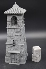 Tabletop Terrain Medieval Fantasy Signal Bell Tower Dnd RPG Wargame Skirmish 28m