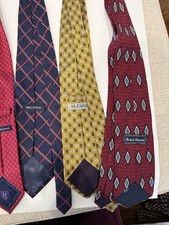 Six Men  s Silk Ties Bundle Lot Of 6 Ties