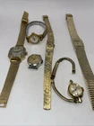 UNTESTED X5 Vintage Mid 20th Century Ladies Watch Lot - Timex Mechanical Etc