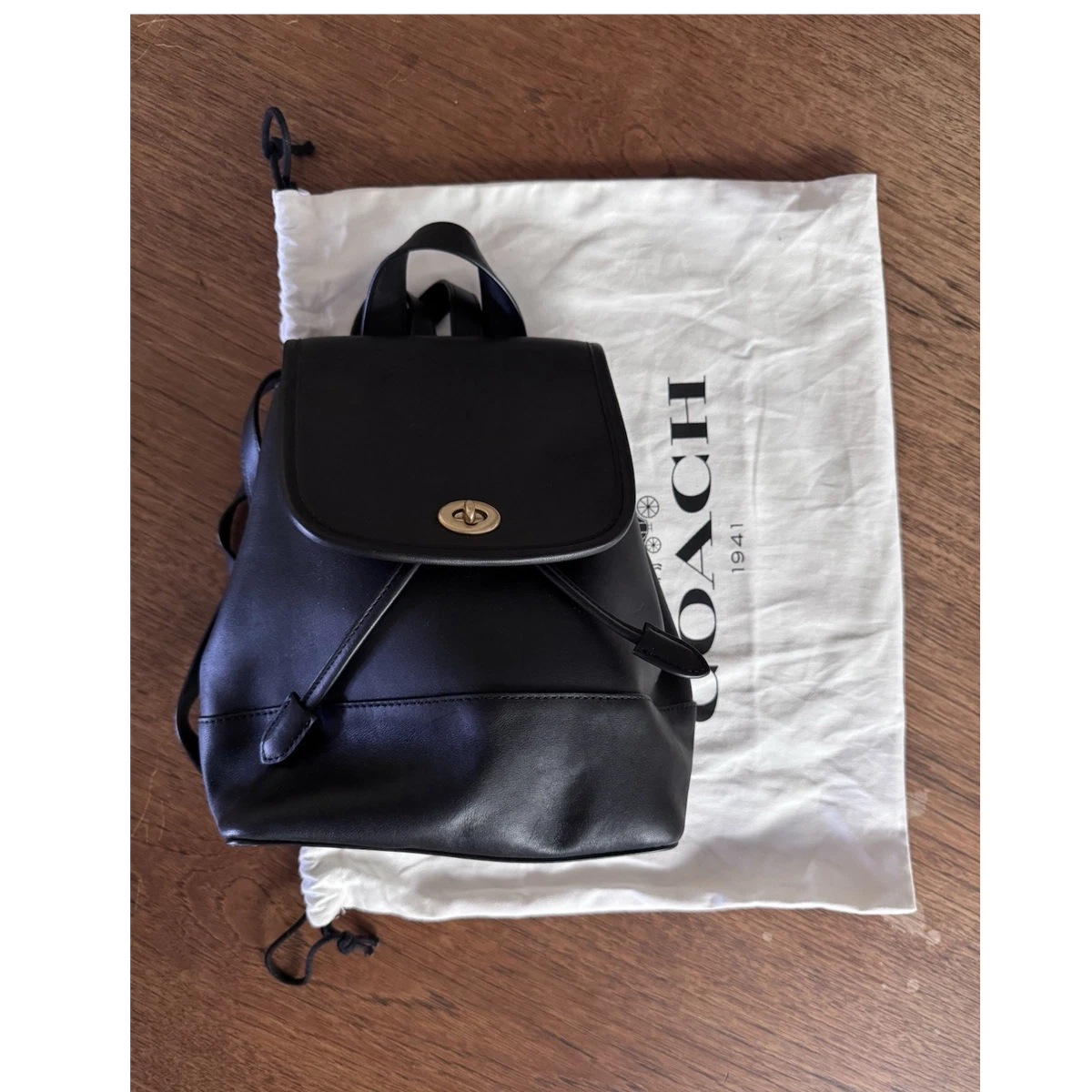 Coach Backpack Purse Black for sale - eBay