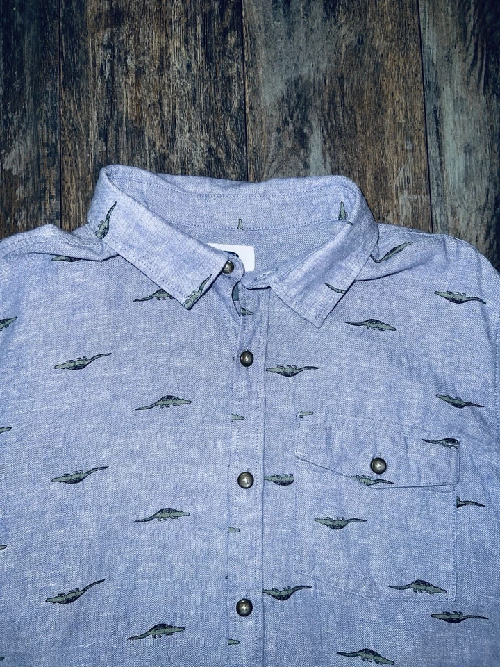 Camisa de mezcla de lino para niños, XL (14-16) Later Gator, lavanda Foto 2 de 4