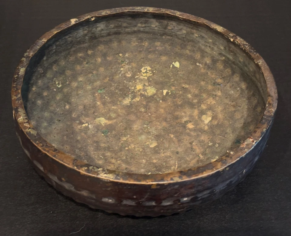 Antique Chinese Singing Bowl w/stand/gong - Image 4 of 4