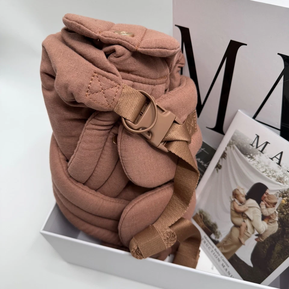 Porta-bebês recém-nascido ergonômico MABE Monarch - Mocha novo na caixa! - Imagem 4 de 4