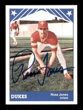 Ross Jones Autographed Signed 1983 TCMA Card #16 Albuquerque Dukes