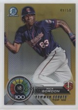 2018 Bowman Bowman Scouts' Top 100 Gold Refractor 49/50 Nick Gordon #BTP-18 fm0