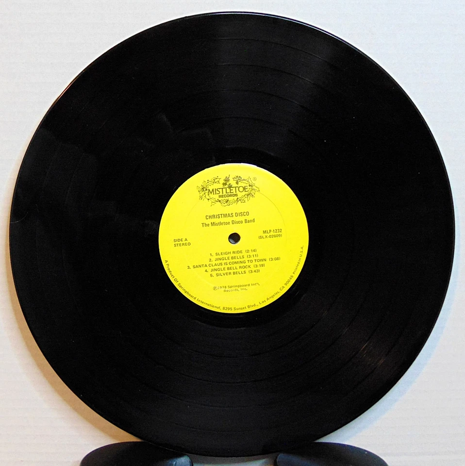 The Mistletoe Disco Band - Christmas Disco  1978 Mistletoe Records Holiday LP Foto 3 de 4
