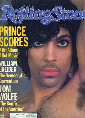 ROLLING STONE magazine PRINCE cover story 30. August 1984 Purple Rain Tom Wolfe 
