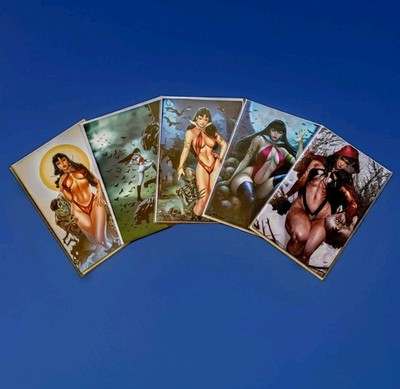 Vampirella Virgin + Ratio Variant Exclusive Set Of 5 Different Books (#9)