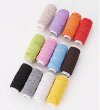 Elastic Sewing Thread 2 Rolls Ultra-Fine Sewi...