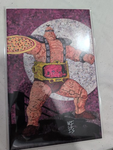 TMNT SATURDAY MORNING ADVENTURES #12 Krang/Signed By KYLE WILLIS