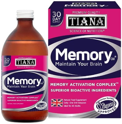 Tiana Advanced Formula Gedächtnisöl Gehirnvitamine für das Gedächtnis 150ml