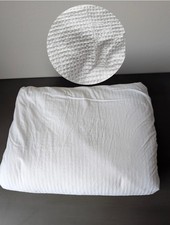 Bedsure Waffle Wave 100 Cotton White Queen Full Size Duvet Cover Size 115"X90"