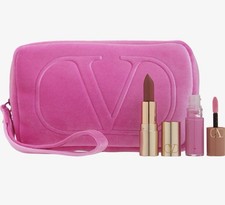 Valentino Spiked Matte Lipstick Set with Refill & Pink Min