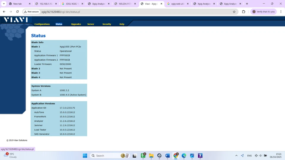Viavi JDSU Xgig1K-PCIE3-X8 Xgig 1000 PCIe Gen 3 Test Platform Analyzer Jammer - Image 4 of 4