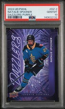 2024-25 Upper Deck Pwhl Dazzlers Natalie Spooner #DZ-2 Purple SP PSA 10 POP 1
