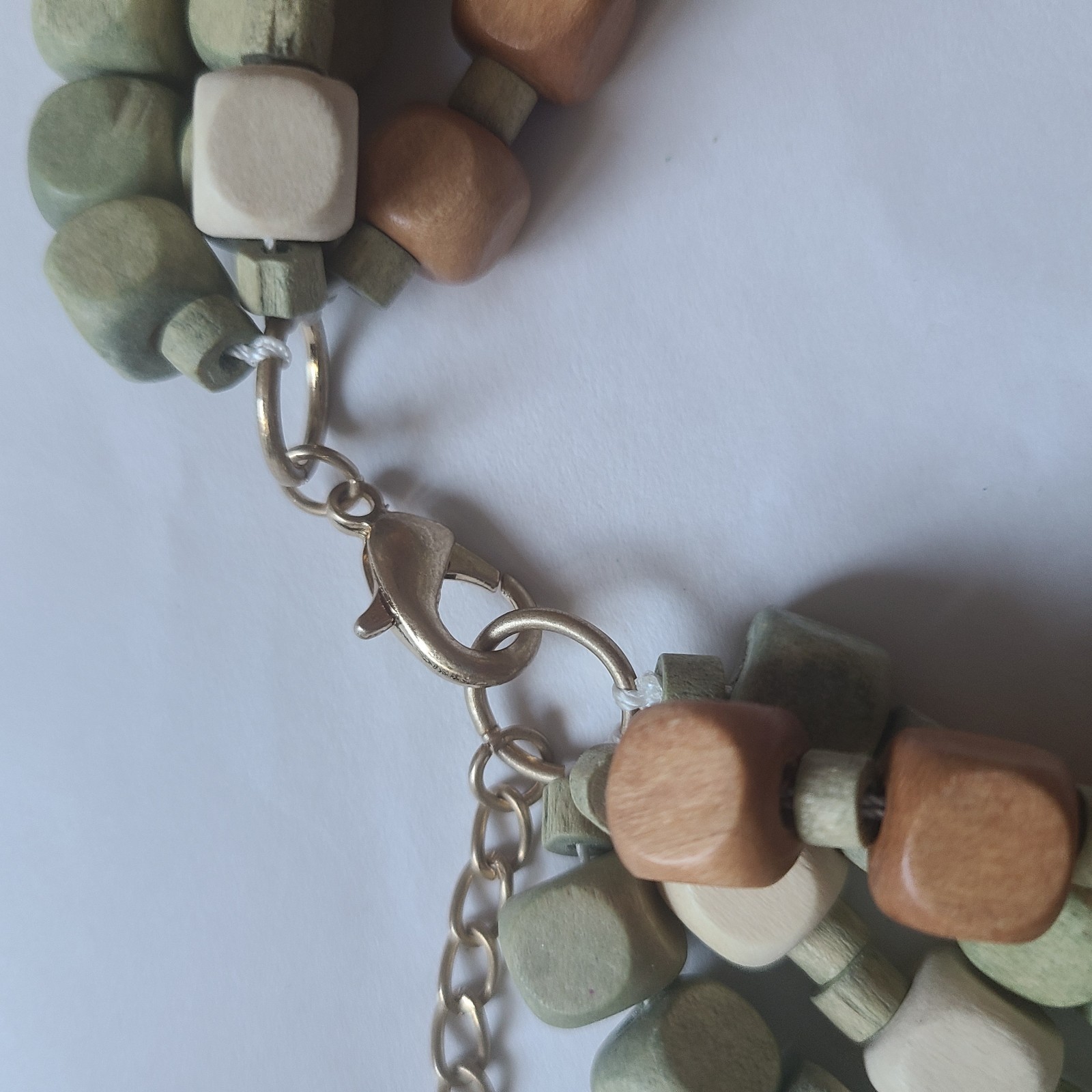 Plunder Multistrand Multicolor Chunky Wooden Bead… - image 5