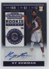 2019 Panini Contenders Rookie Sticker Playoff Ticket /99 Ky Bowman #156 Auto 2h5