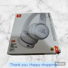 NEW JBL Live 670NC Noise-Cancelling On-Ear Wireless Headphones White SHIPPING