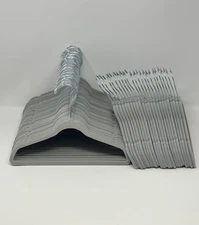 Heavy Duty Hanger Non Slip Flocked Velvet 360 Swivel Hook w/ Notches For Kids