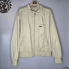 3XL Vintage World Travel Club Cream, Light Tan Windbreaker Flight Bomber Jacket