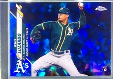 2020 Topps Chrome Update Sapphire Edition Jesus Luzardo #U-94 Athletics