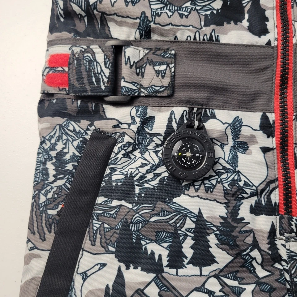 Traje de esquí Obermeyer niños talla 5 Quinn una pieza aislado cremallera frontal impermeable 10K Foto 4 de 4