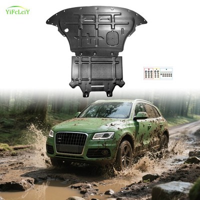 2Pcs Front Skid Plate For Audi Q5 2009-2017 Underbody Engine Splash Shield Cover