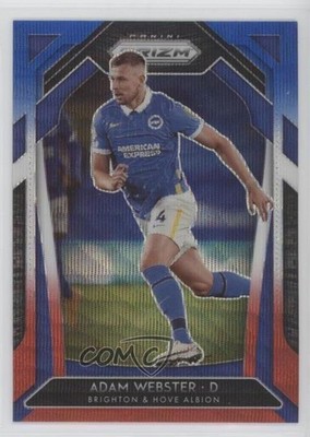 2020 Panini Prizm Premier League Retail Red White & Blue Adam Webster #169 e1m