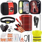 Car Roadside Emergency Kit, Portable Car Safety Kit Car Kits for Emergency, B...
