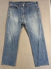 Levi  s 505 Men  s Jeans 36x29 Straight Leg Blue Denim Medium Wash USA Classic
