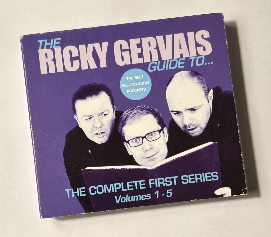 Ricky Gervais Guide To Complete First Series 5 CD Set Volumes 1-5 Podcasts