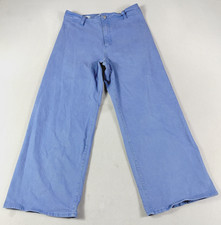Universal Thread Sailor Wide Leg Jeans Womens 12 Blue High Rise Relaxed Denim