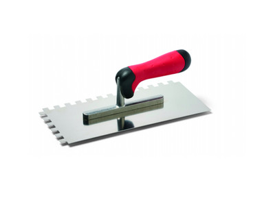 Schuller Stan Karo Pro C12 Glättkelle gezahnt 12x12 mm. 0,7 mm stark