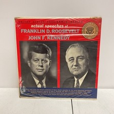Sealed Vinyl LP - Actual Speeches Of Franklin D. Roosevelt And John F. Kennedy