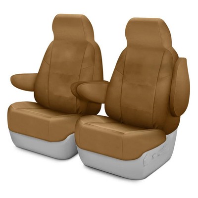 Coverking CSC1P5KI9640 Polycotton Drill 1st Row Tan Custom Seat Covers