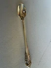 Wallace .925 Sterling Silver Ornate Handle Parlor  Spoon Elegant Vintage Design