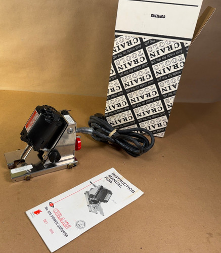 For Parts/Repair - Crain No 975 Power Groover for Vinyl/Linoleum Floors