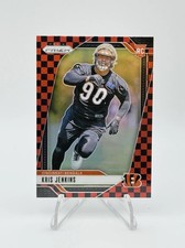 2024 Panini Prizm Kris Jenkins #364 Orange and Black Checkerboard Rookie RC SSP