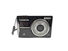 Olympus FE-46 12MP Digital Camera Black - WORKING