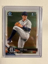 2018 Bowman Draft Refractor #BDC-1 Casey Mize 1st RC (TIGERS) !