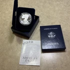 2002-W  1oz US American Silver Eagle $1 Dollar Proof Bullion Original Box & COA