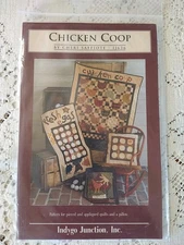 "Chicken Coop" Quilt Pattern Pieced & Applique Quilts & Pillow Indygo Junction
